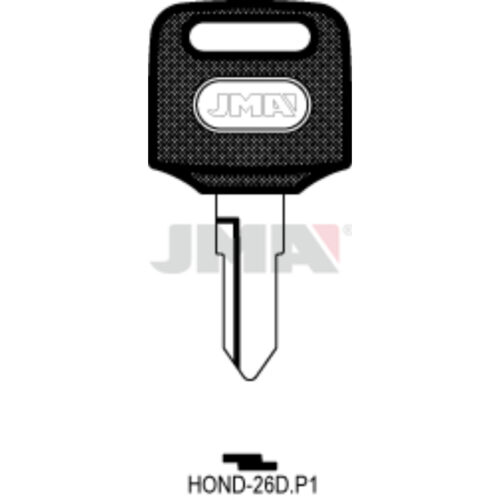 Chei Otel Plastic Negru HOND-26D.P1